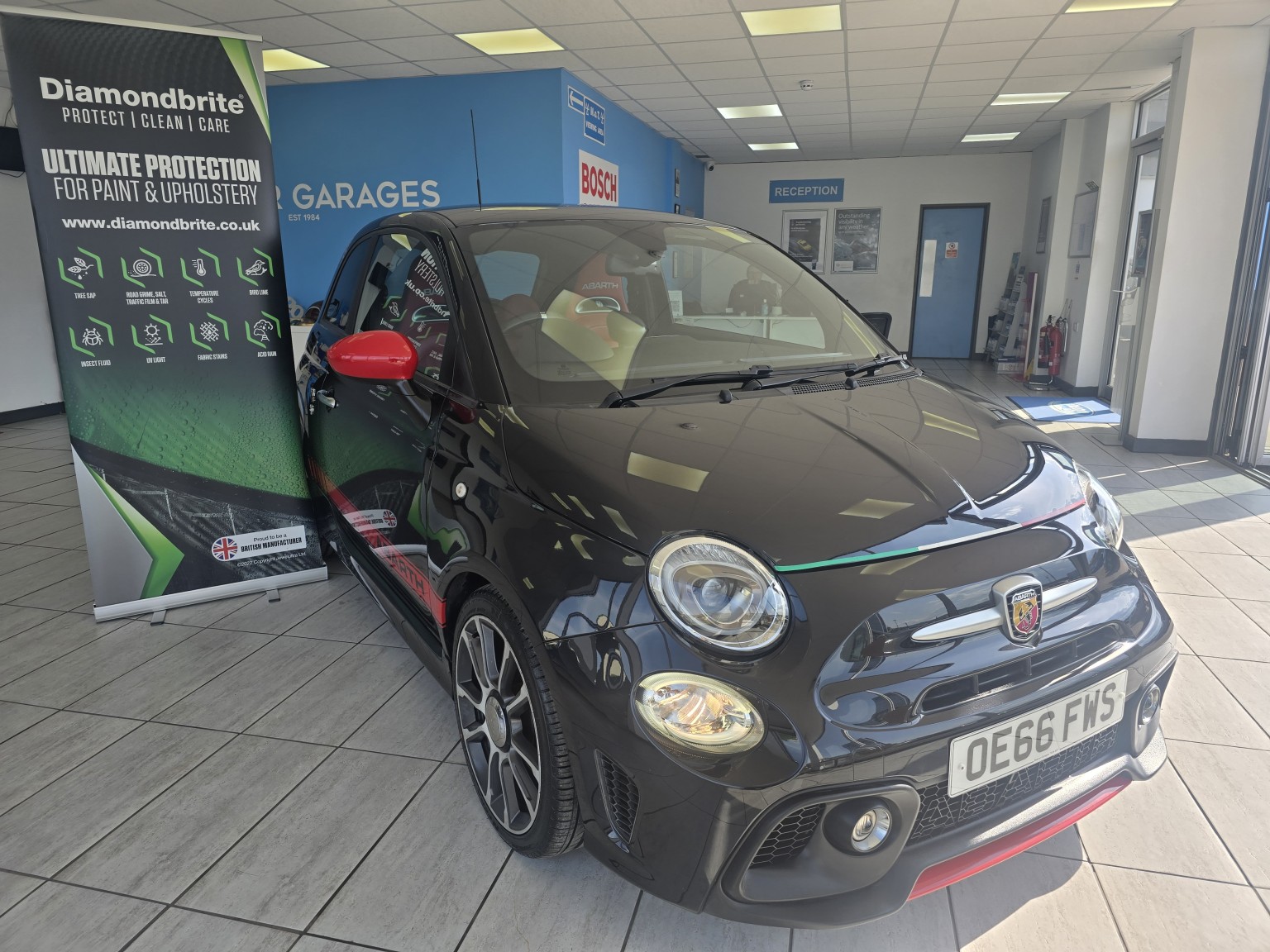 2016 Abarth 595 Turismo 1.4 Tjet 165hp for sale, exterior front view