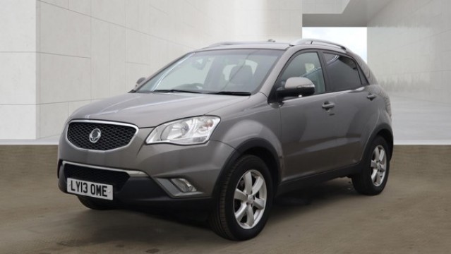2013 SsangYong KORANDO 2.0 D EX Diesel Grey Automatic 4WD 5dr RAREAUTO+SUNROOF+LEATHER for sale, exterior front view