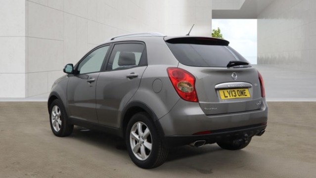 2013 SsangYong KORANDO 2.0 D EX Diesel Grey Automatic 4WD 5dr RAREAUTO+SUNROOF+LEATHER, exterior view 2