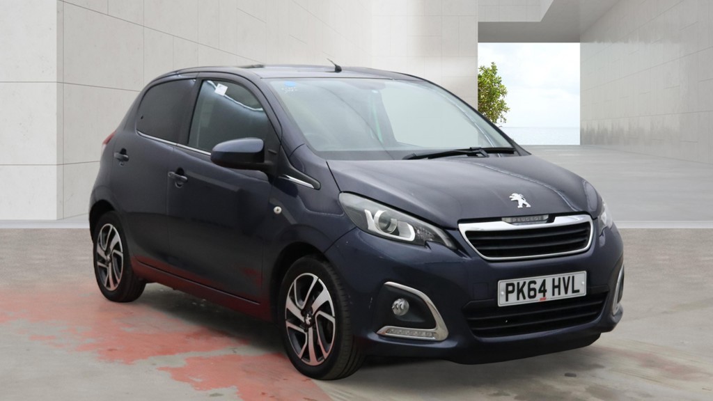2014 Peugeot 108 1.2 VTi PureTech Allure Blue 5dr LOW MILES+LOW TAX, exterior view 3