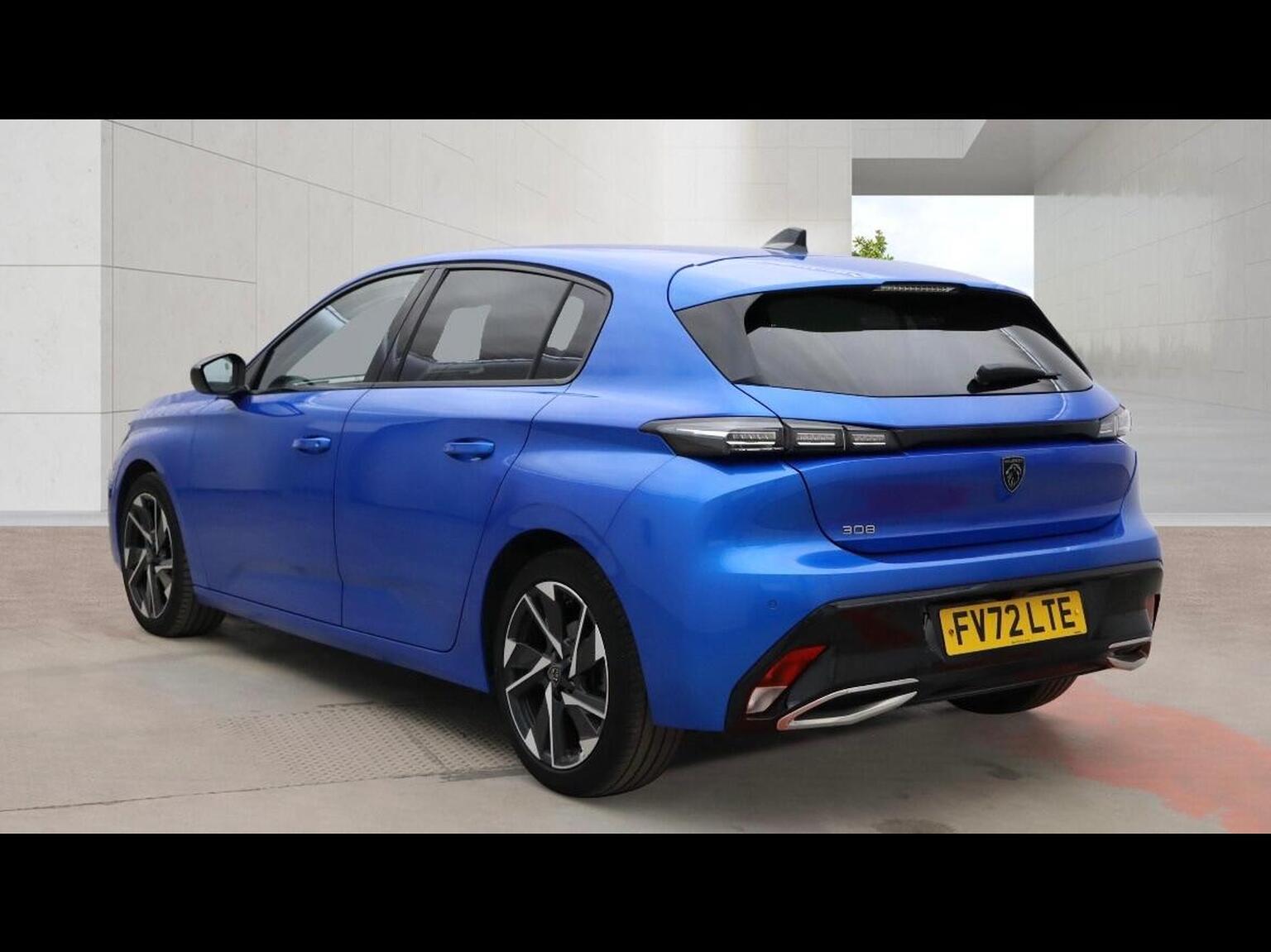 2022 Peugeot 308 1.2 PureTech Allure Premium EAT Euro 6 (s/s) 5dr, exterior view 3