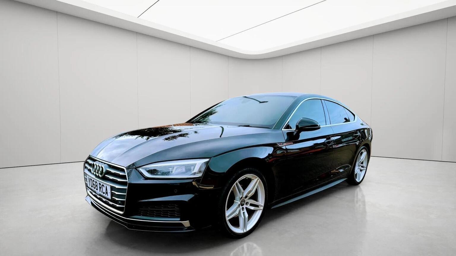 2019 Audi A5 2.0 TFSI 35 S line Sportback S Tronic Euro 6 (s/s) 5dr, exterior view 2