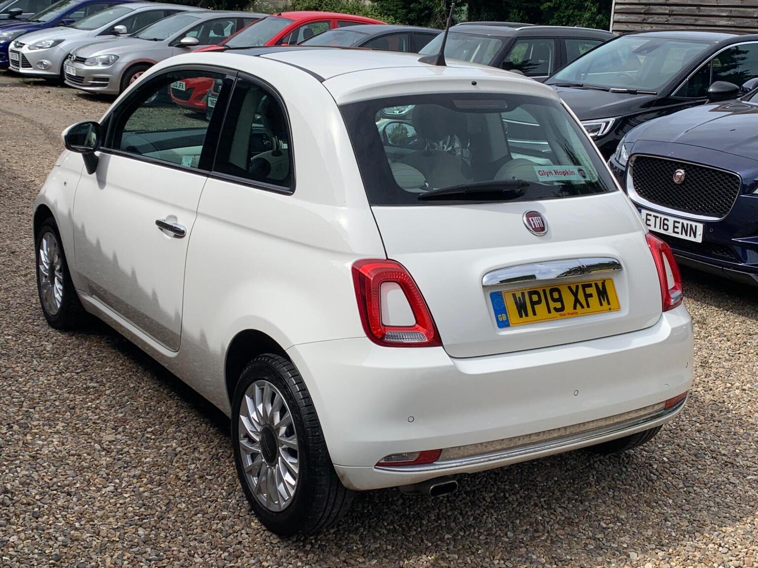 2019 Fiat 500 1.2 Lounge Euro 6 (s/s) 3dr, exterior view 4