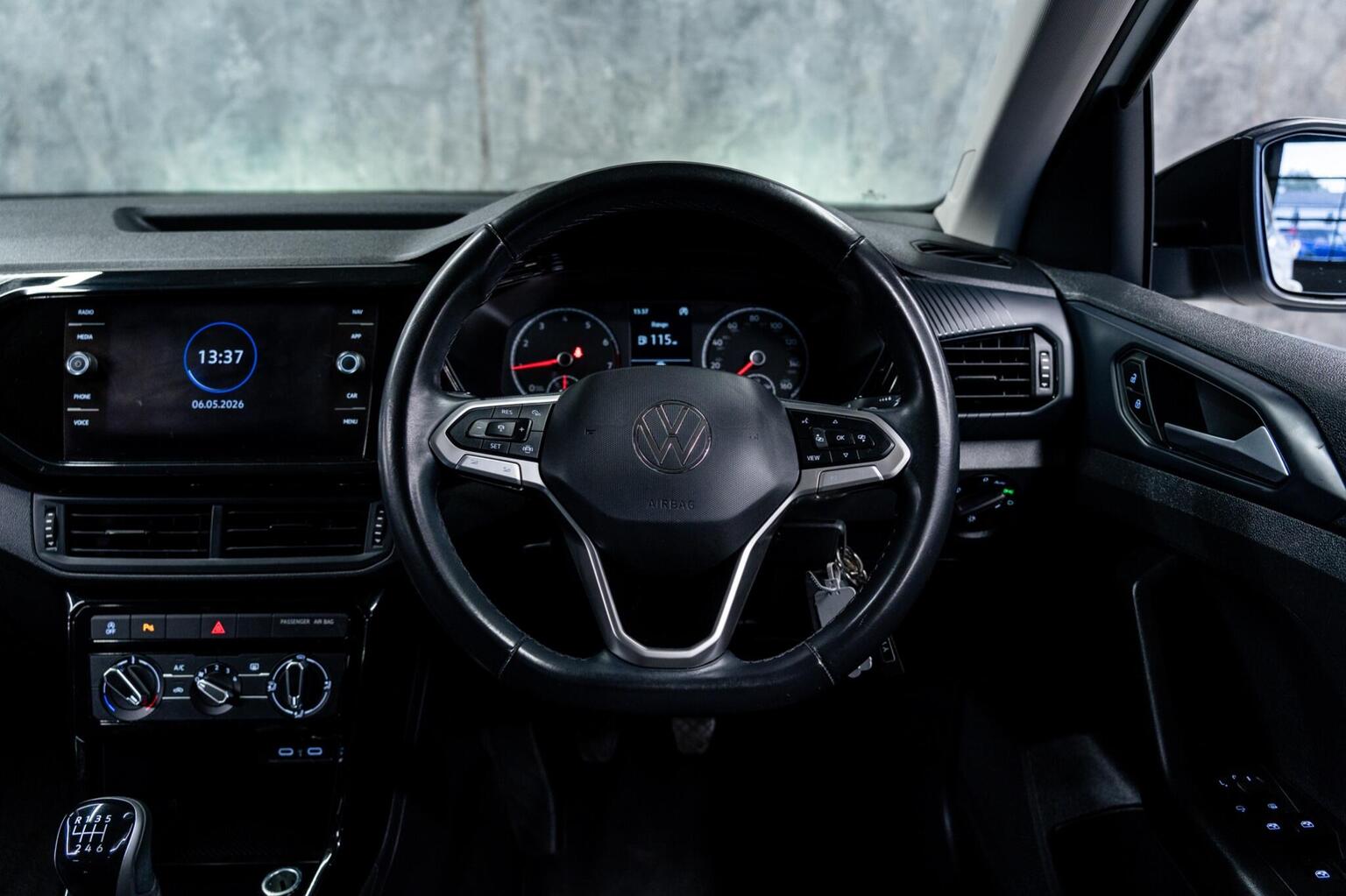 2022 Volkswagen T-CROSS 1.0 TSI Black Edition Euro 6 (s/s) 5dr, exterior view 2