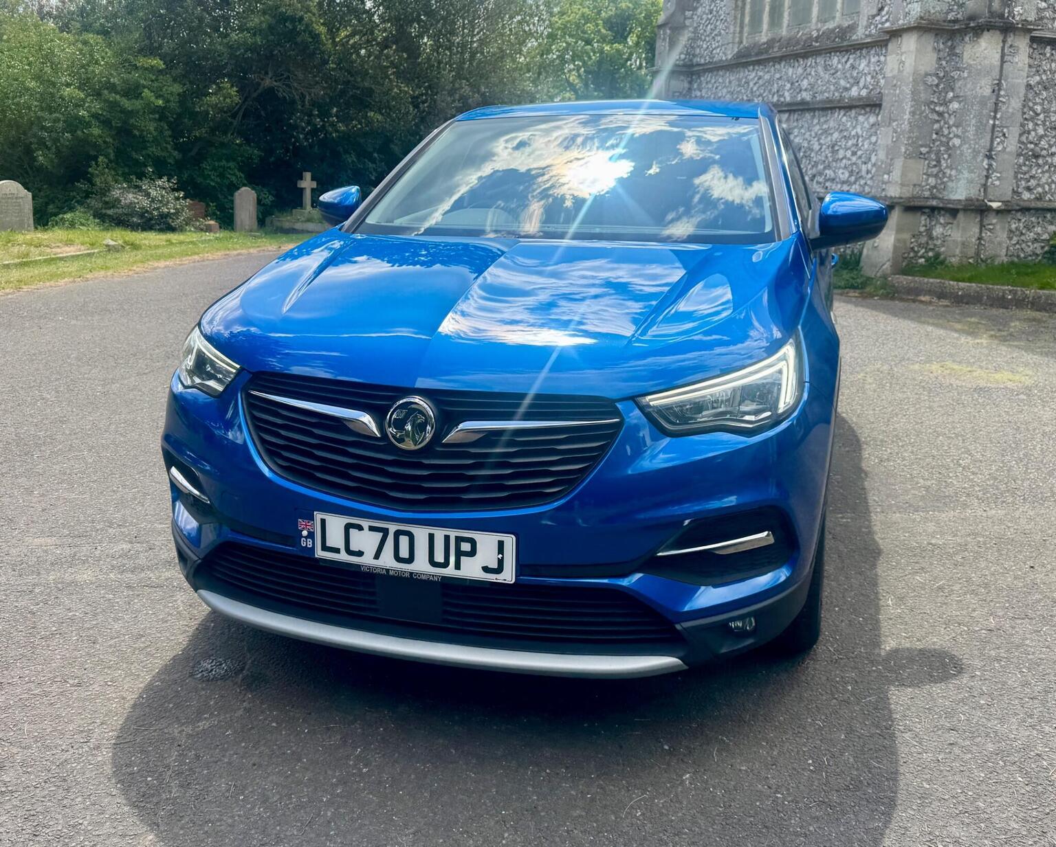 2020 Vauxhall GRANDLAND X 1.5 Turbo D SE Premium Euro 6 (s/s) 5dr, exterior view 2