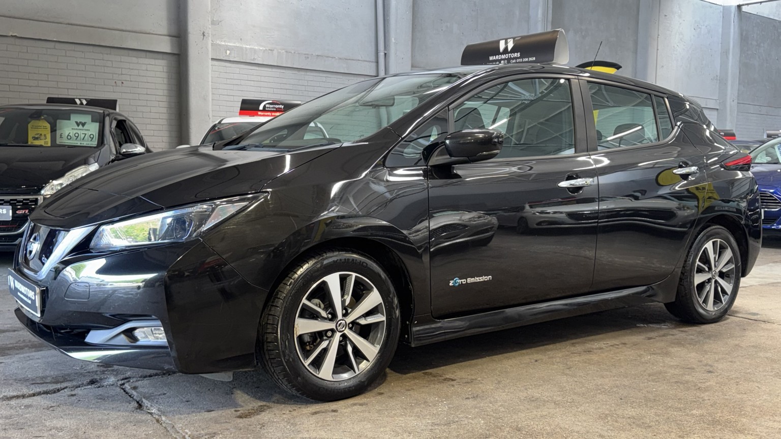 2018 NISSAN LEAF 40kWh Acenta Electric Automatic Black 5dr 1 KEEPER+SATNAV+CRUISE