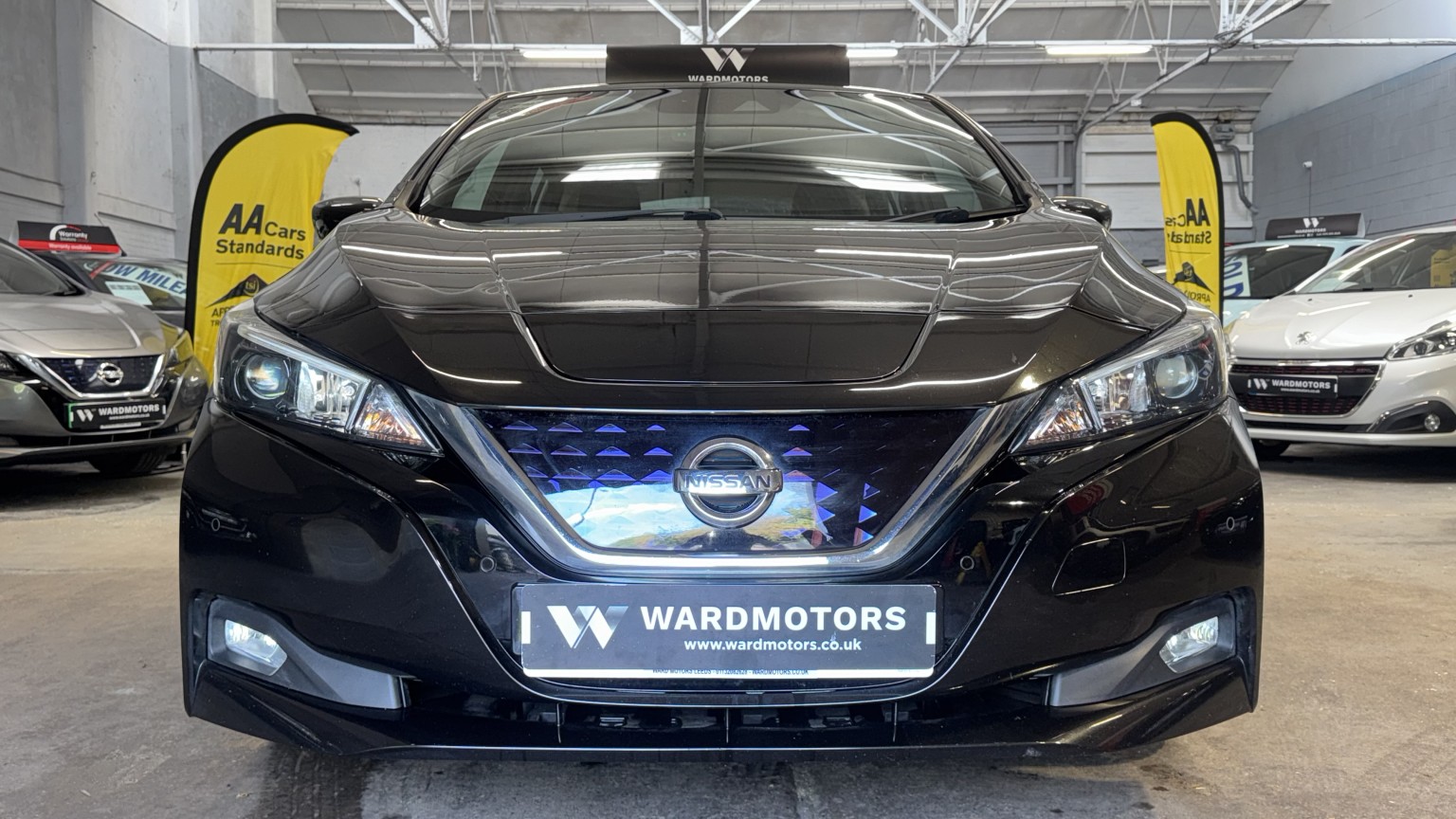 2018 Nissan LEAF 40kWh Acenta Electric Automatic Black 5dr 1 KEEPER+SATNAV+CRUISE, exterior view 3
