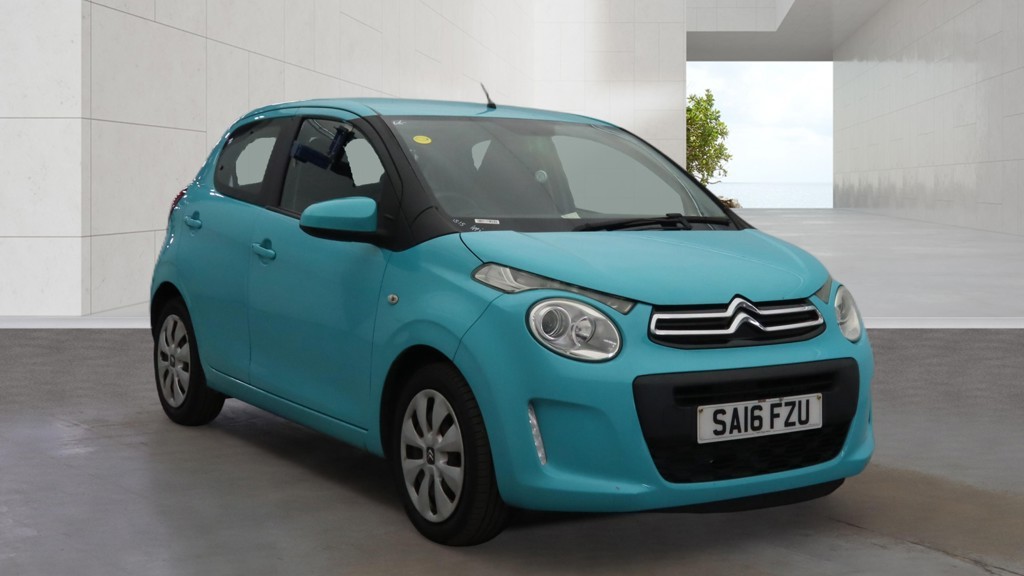 2016 Citroen C1 1.2 PureTech Feel Blue 5dr LOW TAX+RARE COLOUR, exterior view 3
