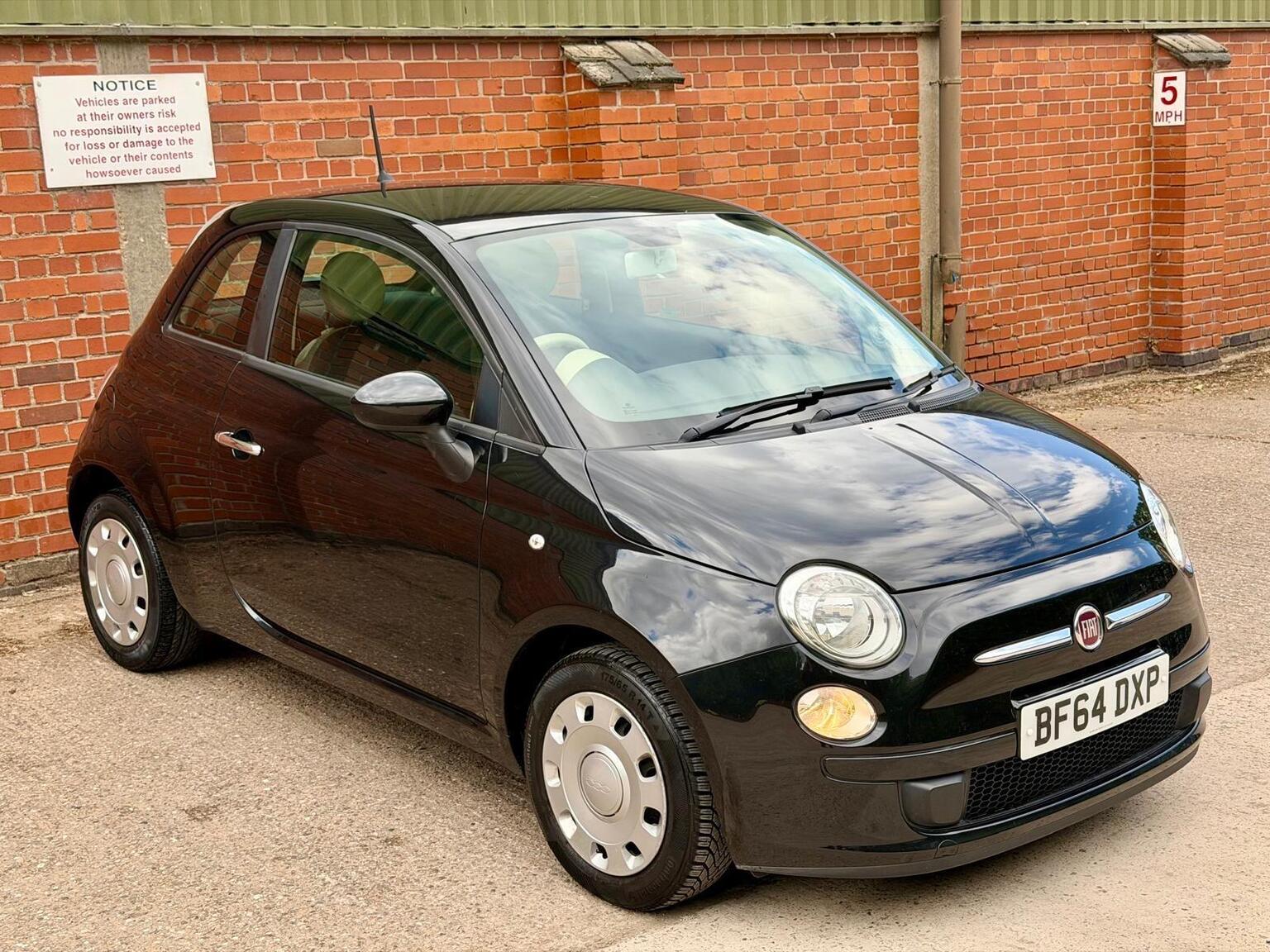 2014 Fiat 500 1.2 Pop Dualogic Euro 6 (s/s) 3dr, exterior view 2