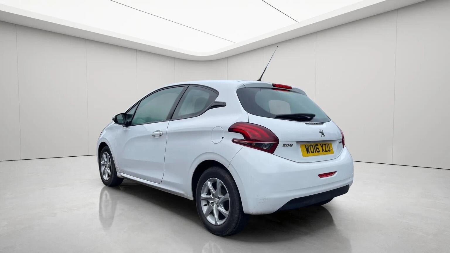 2016 Peugeot 208 1.2 PureTech Active Euro 6 3dr, exterior view 4