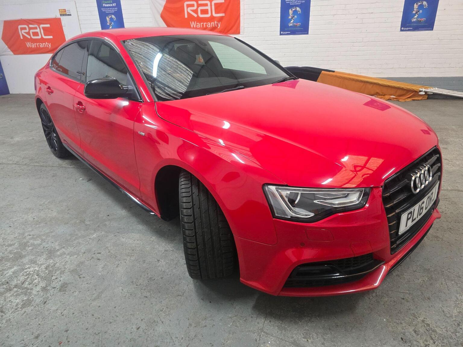 2016 Audi A5 2.0 TDI Black Edition Plus Sportback Multitronic Euro 6 (s/s) 5dr, exterior view 2