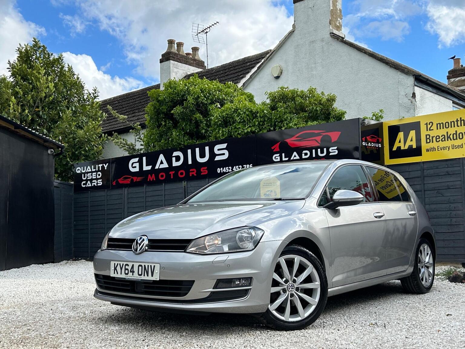 2014 Volkswagen GOLF 2.0 TDI BlueMotion Tech GT DSG Euro 5 (s/s) 5dr, exterior view 3