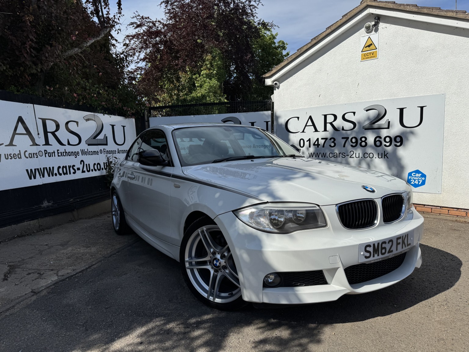 2012 BMW 1 SERIES 2.0 118d Sport Plus Edition Coupe for sale, exterior front view