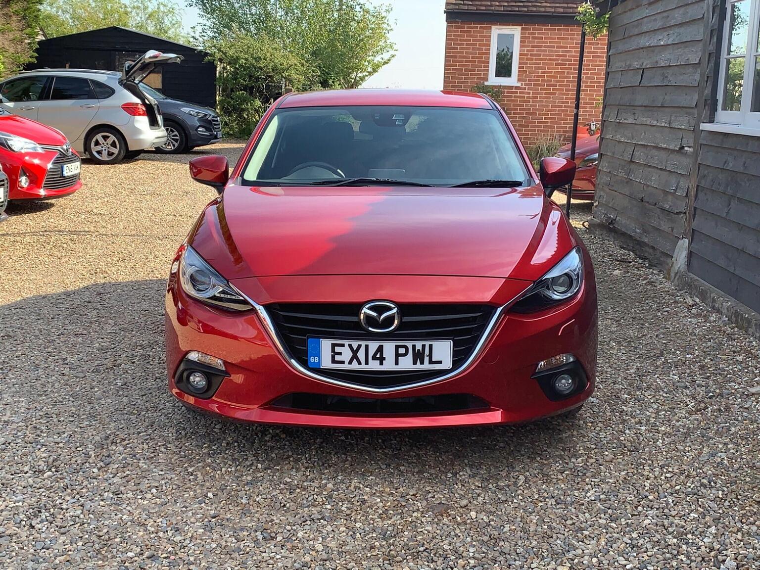 2014 Mazda MAZDA3 2.0 SKYACTIV-G SE-L Nav Euro 5 (s/s) 5dr, exterior view 2