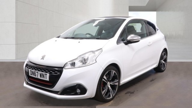 2017 PEUGEOT 208 1.6 THP GTi Prestige White 3dr 1 KEEPER+SATNAV+8 STAMPS+PANROOF