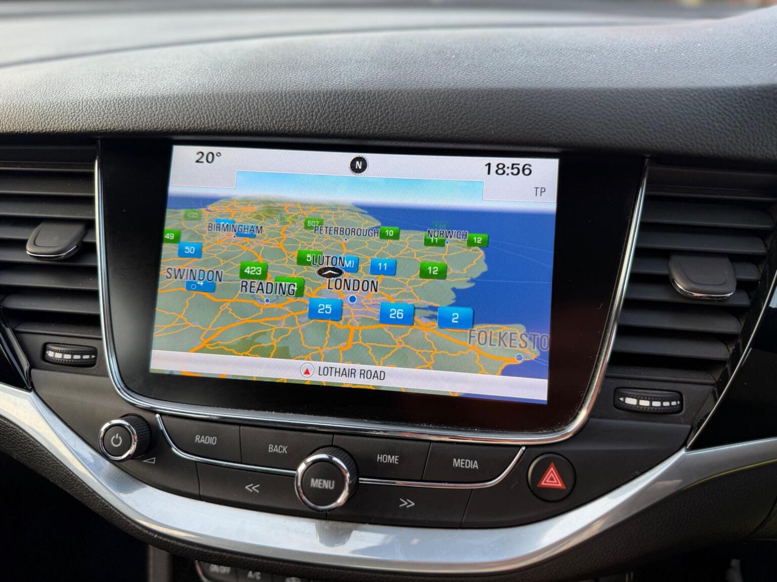 2017 Vauxhall ASTRA 1.6 CDTi ecoFLEX Elite Nav Euro 6 (s/s) 5dr, exterior view 2