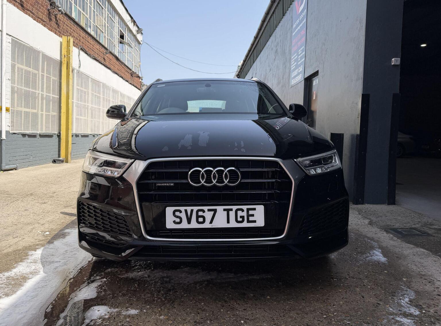 2017 Audi Q3 2.0 TFSI S line Edition S Tronic quattro Euro 6 (s/s) 5dr, exterior view 2
