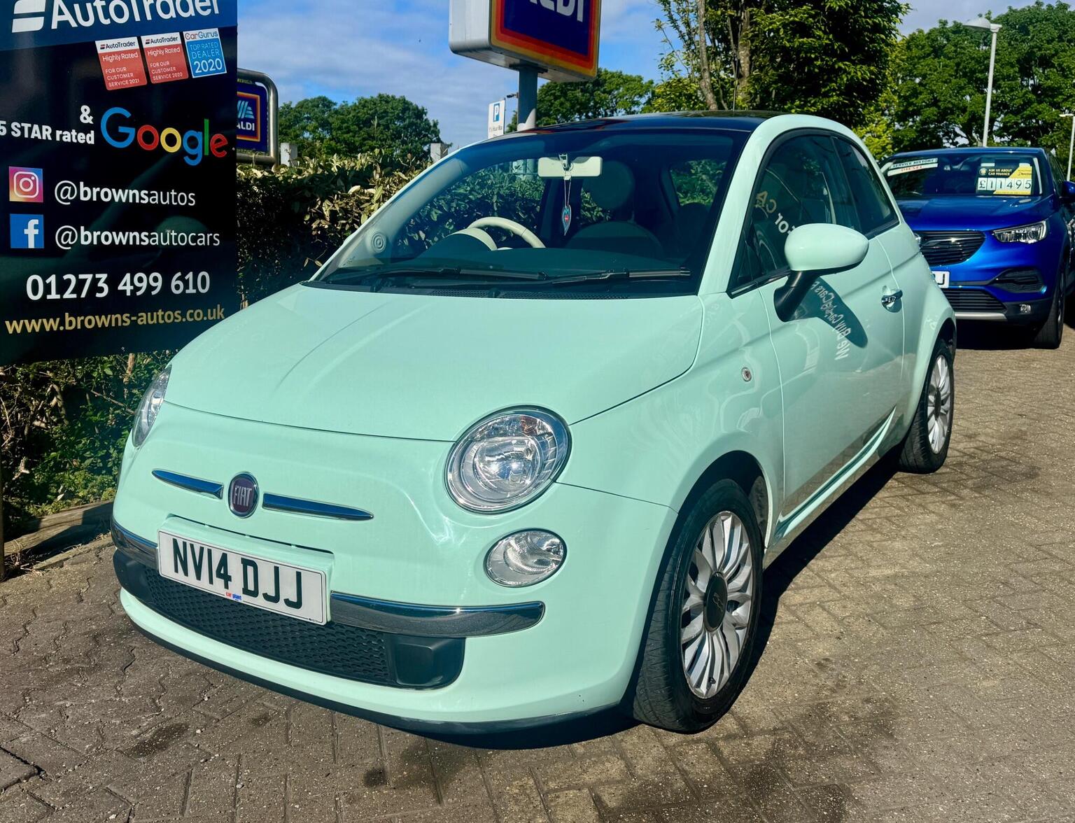 2014 FIAT 500 0.9 TwinAir Lounge Euro 6 (s/s) 3dr