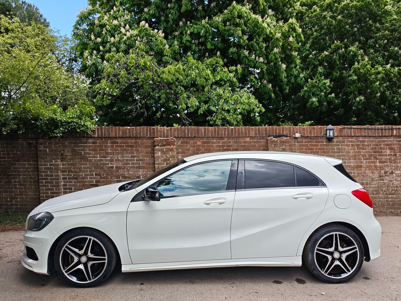2013 Mercedes-Benz A CLASS 1.6 A200 AMG Sport 7G-DCT Euro 6 (s/s) 5dr for sale, exterior front view