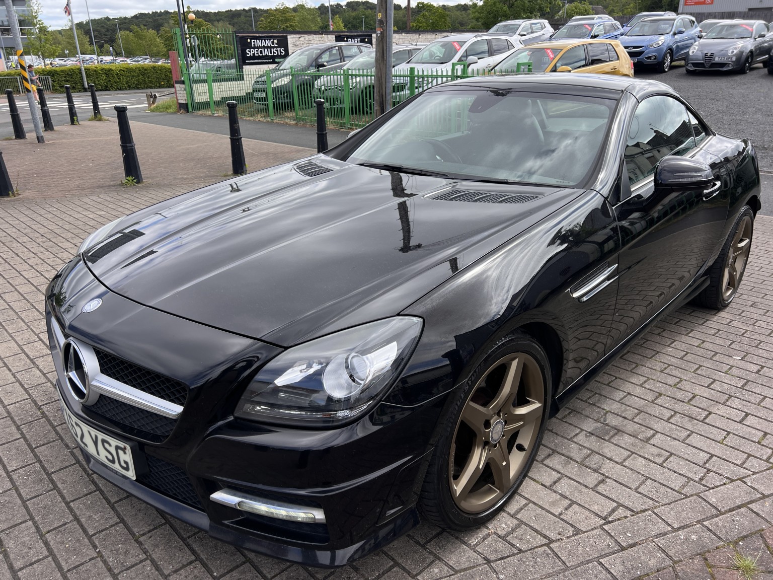 2012 Mercedes-Benz SLK 2.1 SLK250 CDI BlueEfficiency AMG Sport, exterior view 4