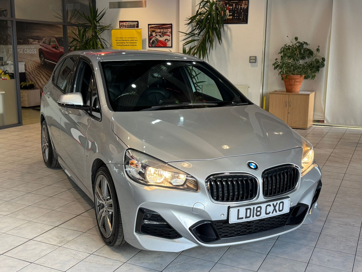 2018 BMW 2 SERIES ACTIVE TOURER 2.0 220d M Sport Active Tourer, exterior view 2