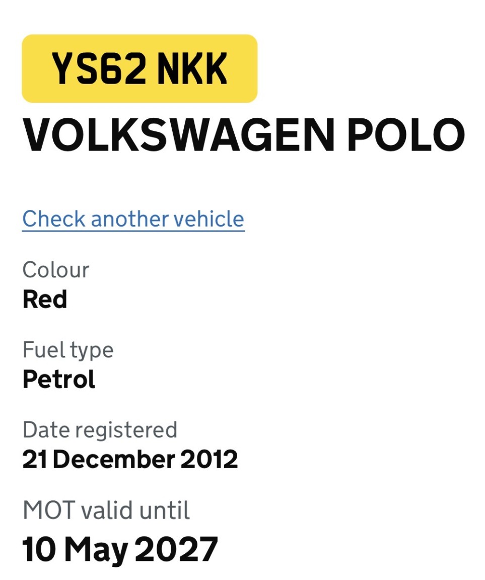 2012 Volkswagen POLO 1.2 Match for sale, exterior front view