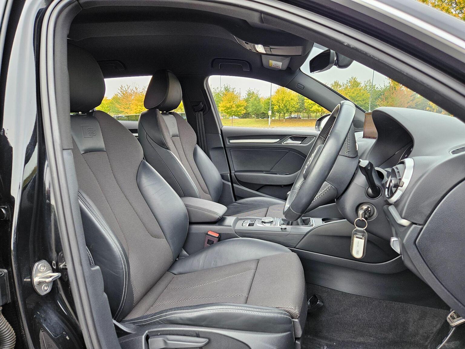 2014 Audi A3 2.0 TDI S line Sportback Euro 5 (s/s) 5dr, exterior view 2