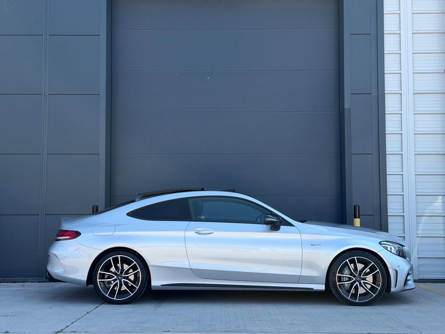 2021 Mercedes-Benz C CLASS 3.0 C43 V6 AMG Night Edition (Premium Plus) G-Tronic+ 4MATIC Euro 6 (s/s) 2dr, exterior view 3