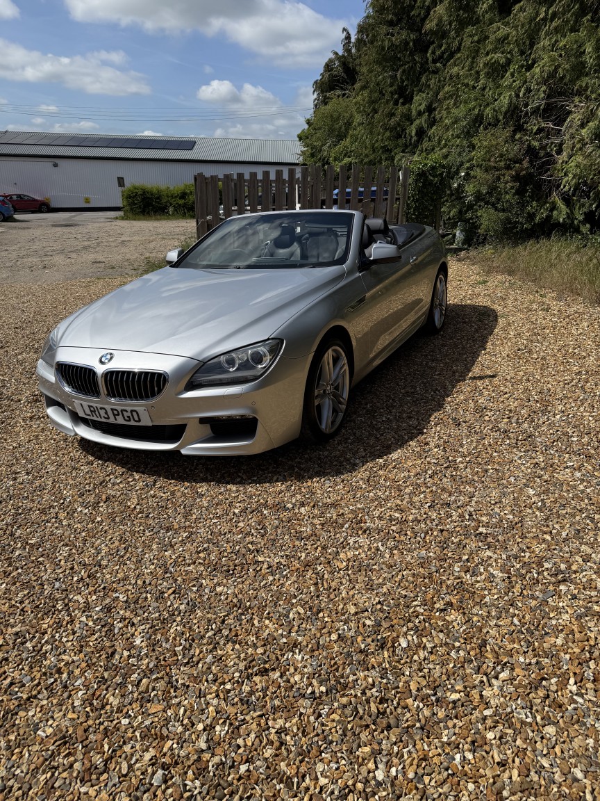 2013 BMW 6 SERIES 3.0 640d M Sport Convertible, exterior view 2