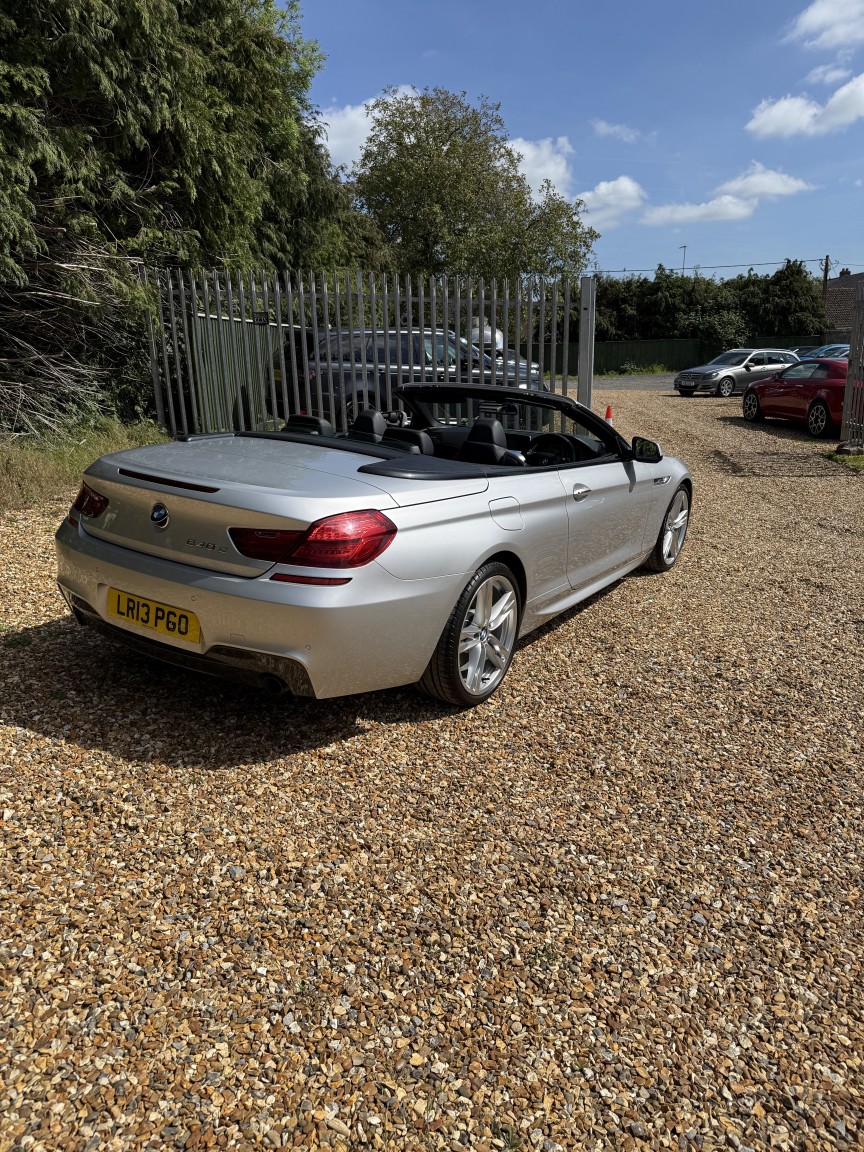 2013 BMW 6 SERIES 3.0 640d M Sport Convertible, exterior view 3