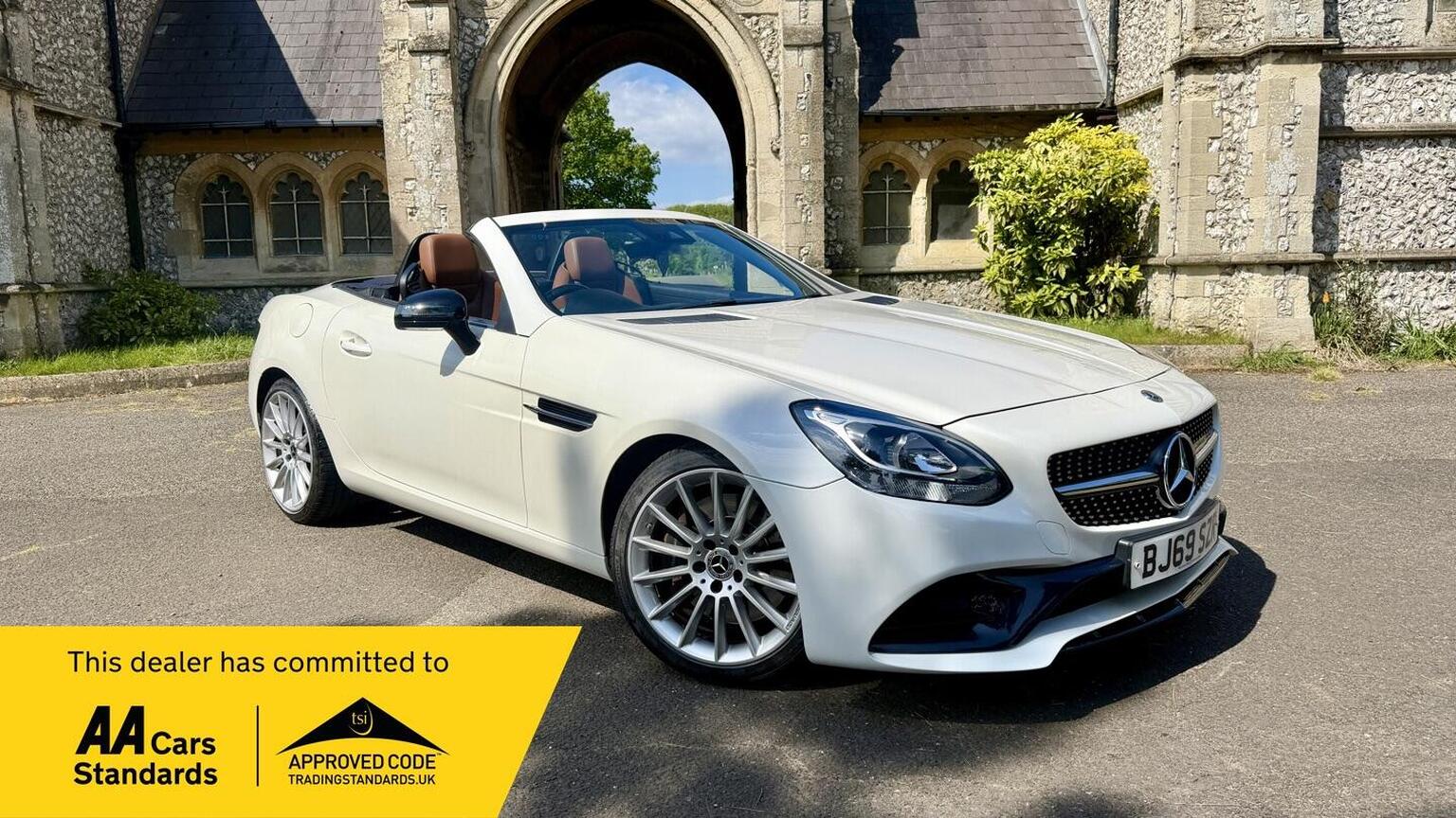 2019 Mercedes-Benz SLC 2.0 SLC200 AMG Line G-Tronic Euro 6 (s/s) 2dr for sale, exterior front view