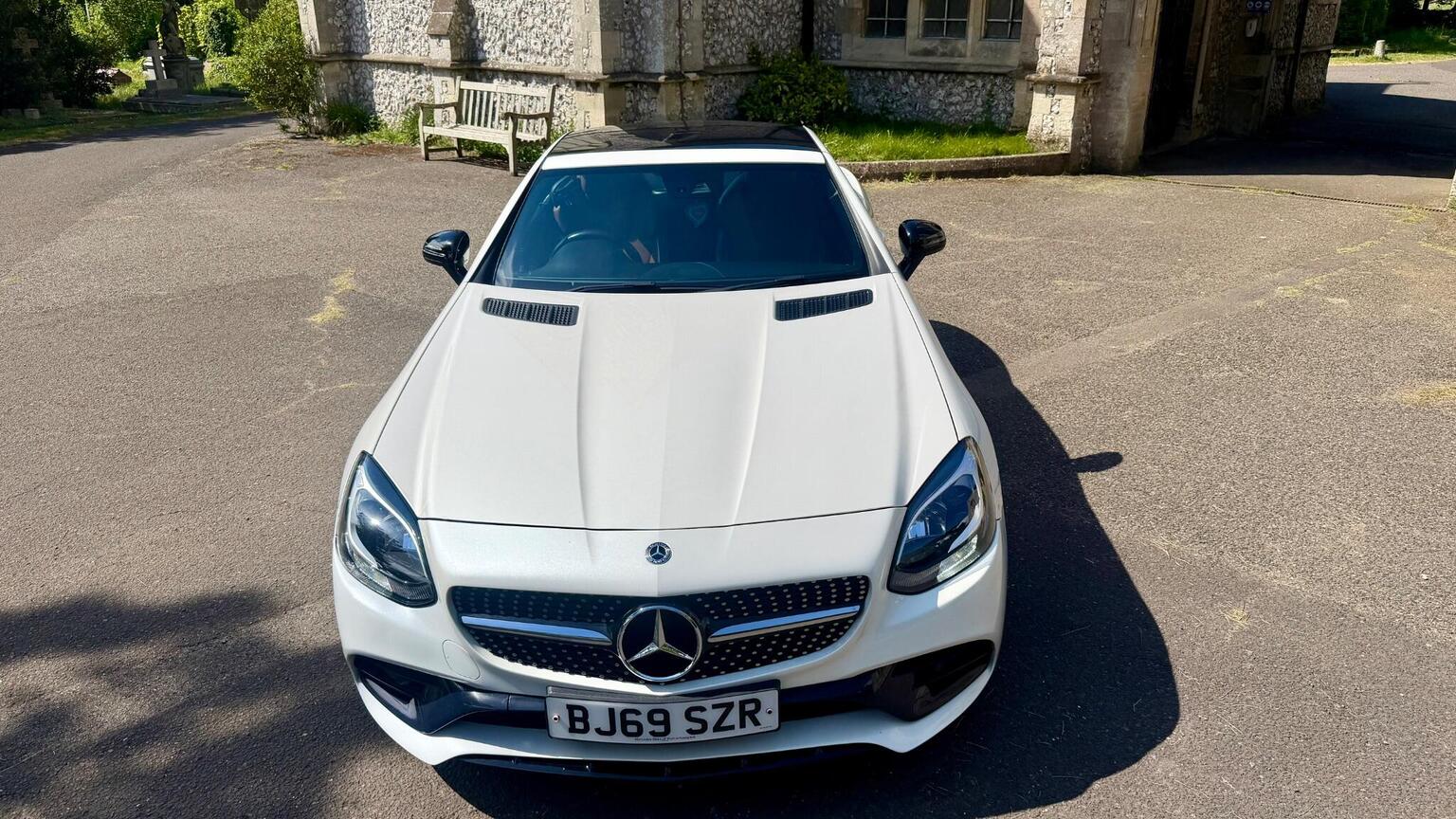 2019 Mercedes-Benz SLC 2.0 SLC200 AMG Line G-Tronic Euro 6 (s/s) 2dr, exterior view 2