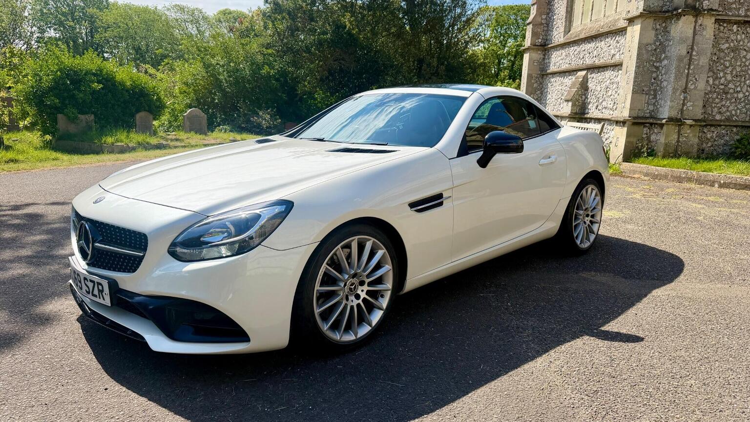 2019 Mercedes-Benz SLC 2.0 SLC200 AMG Line G-Tronic Euro 6 (s/s) 2dr, exterior view 3
