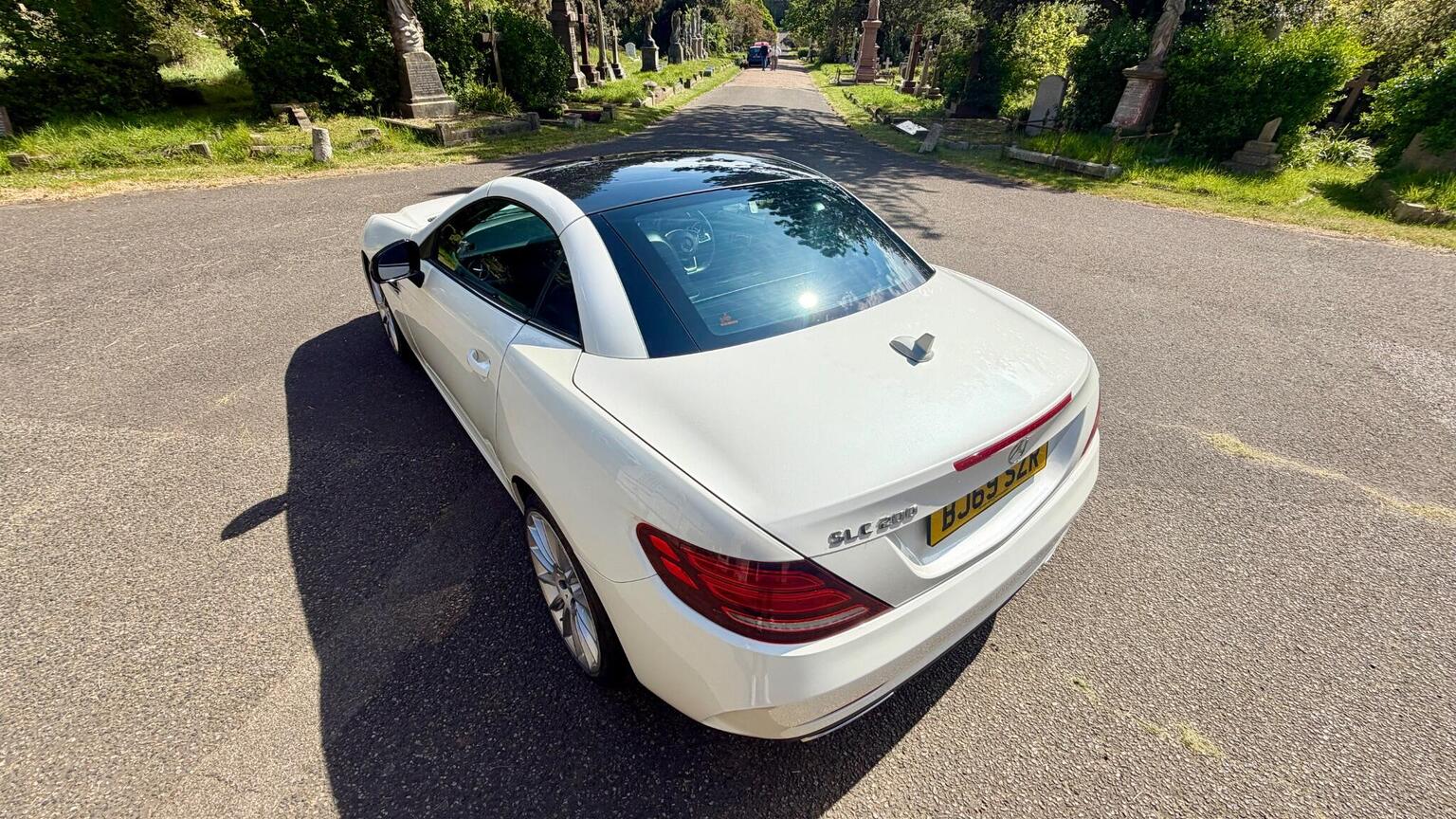2019 Mercedes-Benz SLC 2.0 SLC200 AMG Line G-Tronic Euro 6 (s/s) 2dr, exterior view 4