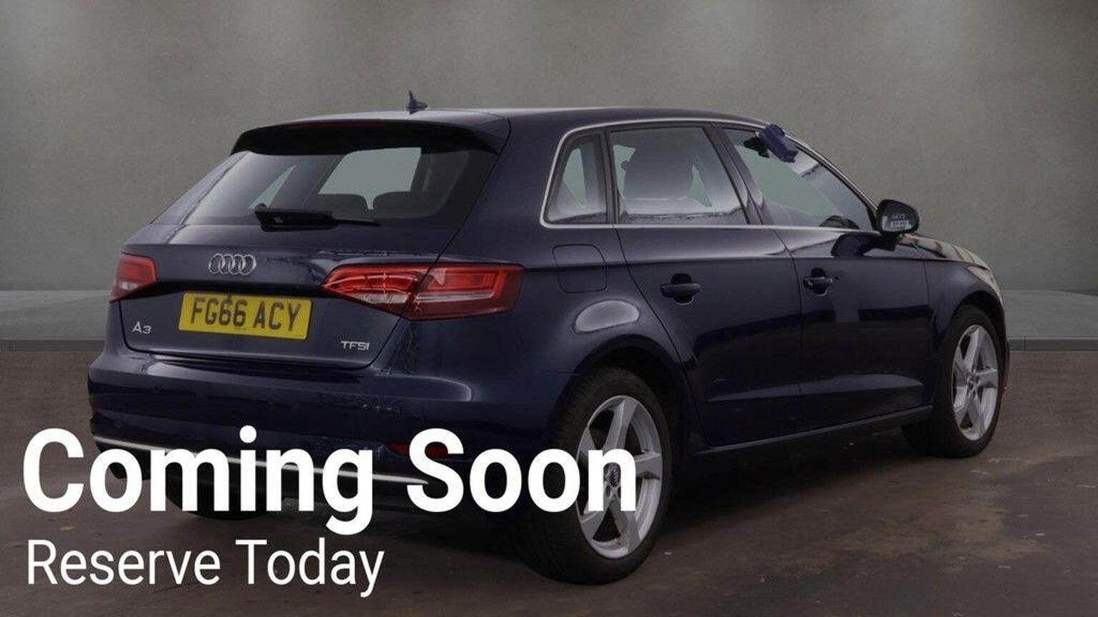 2016 Audi A3 1.4 TFSI CoD Sport Sportback S Tronic Euro 6 (s/s) 5dr, exterior view 4