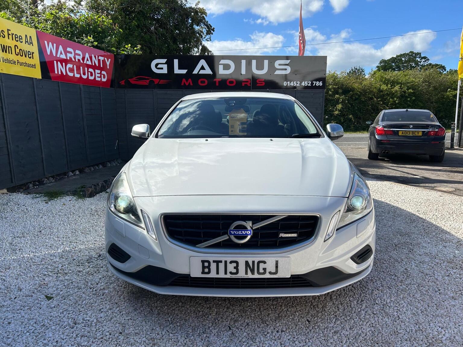 2013 Volvo S60 2.4 D5 R-Design Lux Nav Euro 5 (s/s) 4dr, exterior view 2