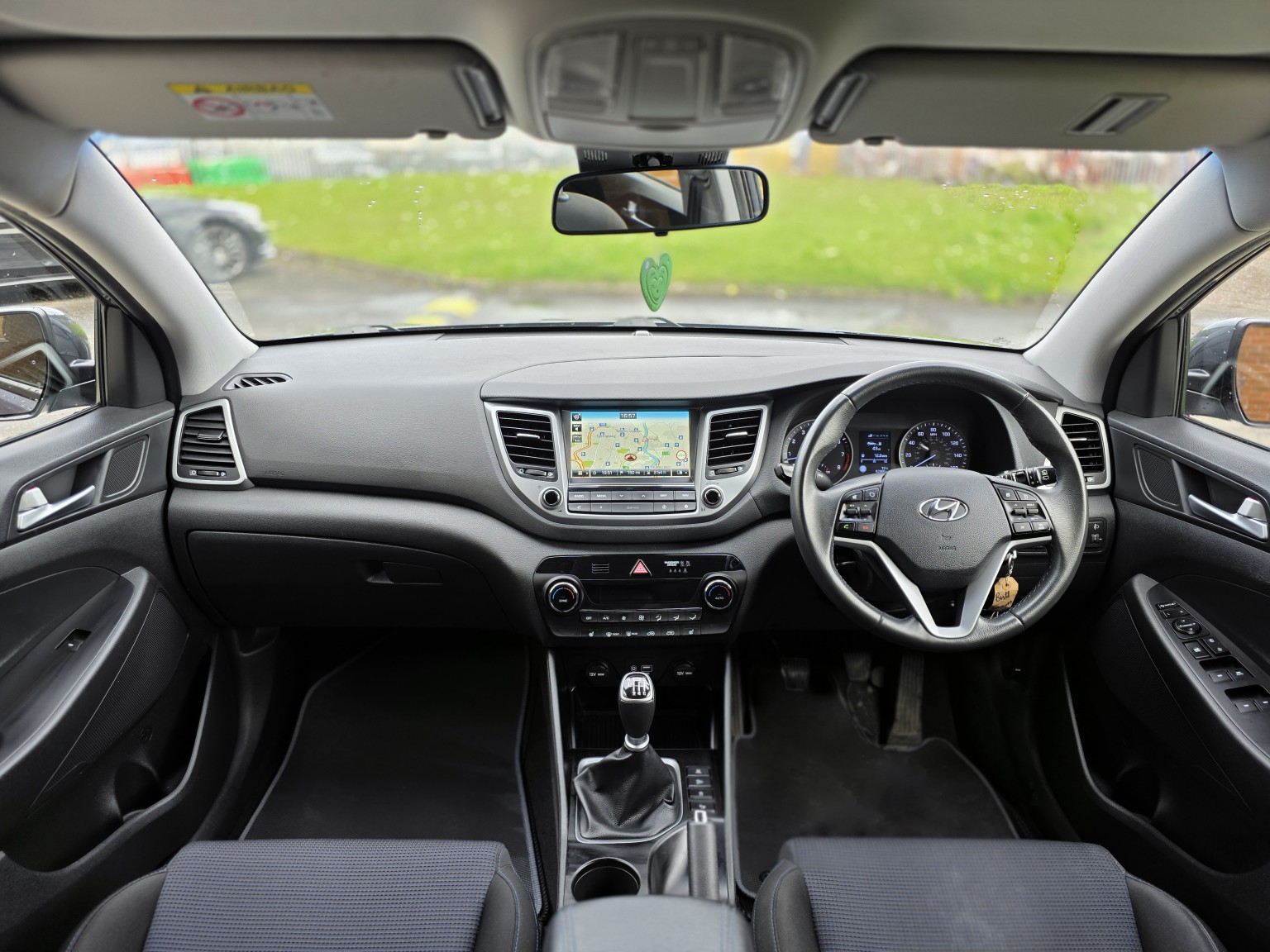 2017 Hyundai TUCSON 1.6 TUCSON SE NAV 1.6 GDI 132PS BD NO AA, exterior view 2