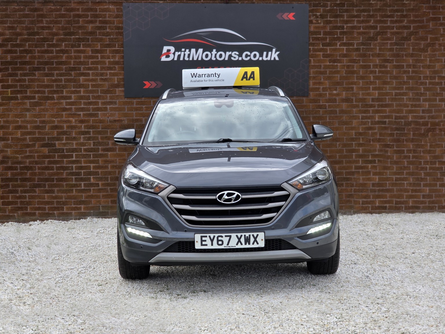 2017 Hyundai TUCSON 1.6 TUCSON SE NAV 1.6 GDI 132PS BD NO AA, exterior view 3