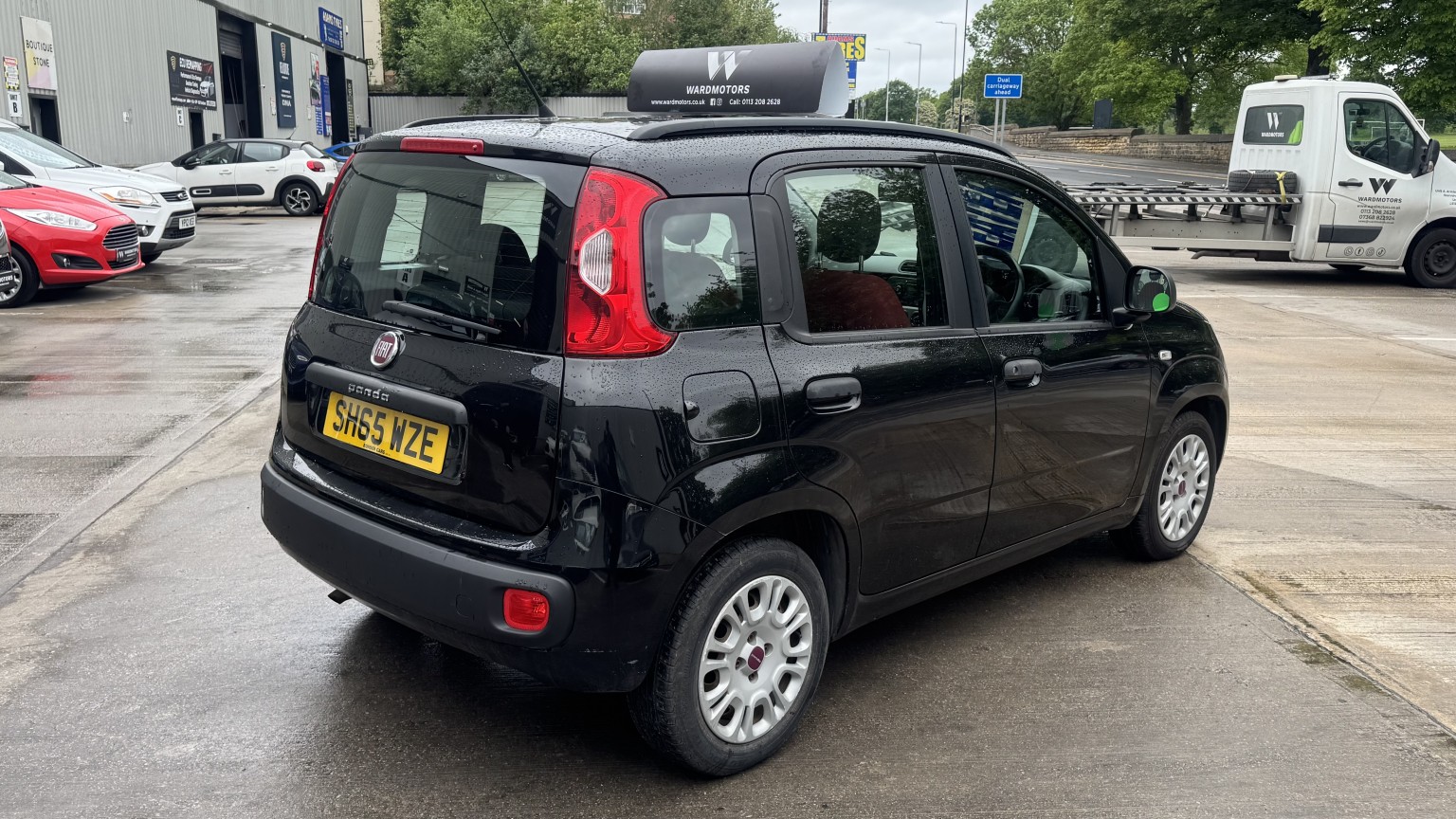 2015 Fiat PANDA 1.2 Panda My 1.2 69 Bhp Easy Black 5dr LOW TAX+1 KEEPER+BELTDONE, exterior view 4
