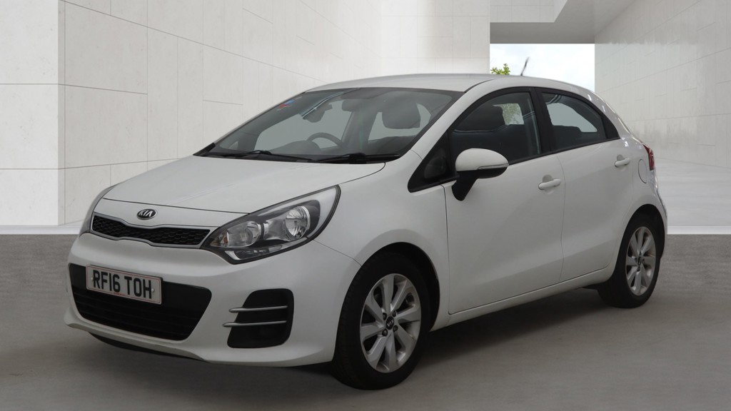 2016 Kia RIO 1.1 CRDi EcoDynamics 2 White 5dr LOWTAX+8 STAMPS for sale, exterior front view