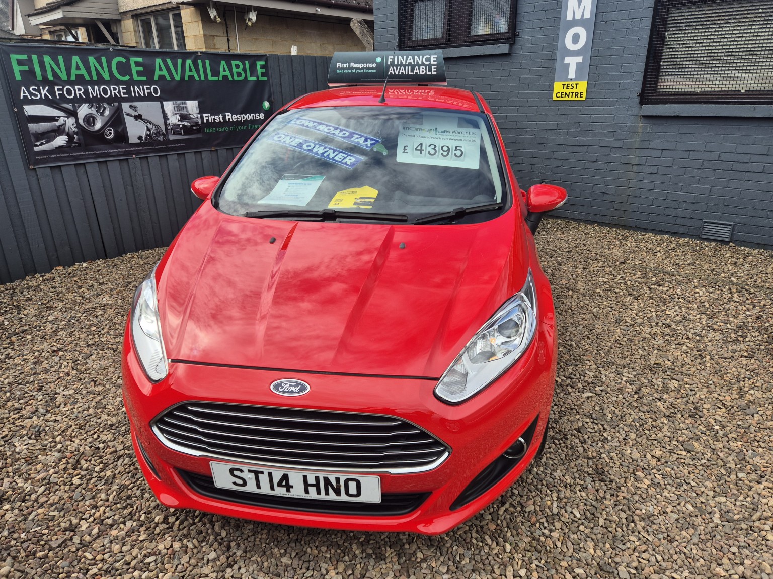 2014 Ford FIESTA 1.0 T EcoBoost Zetec, exterior view 3