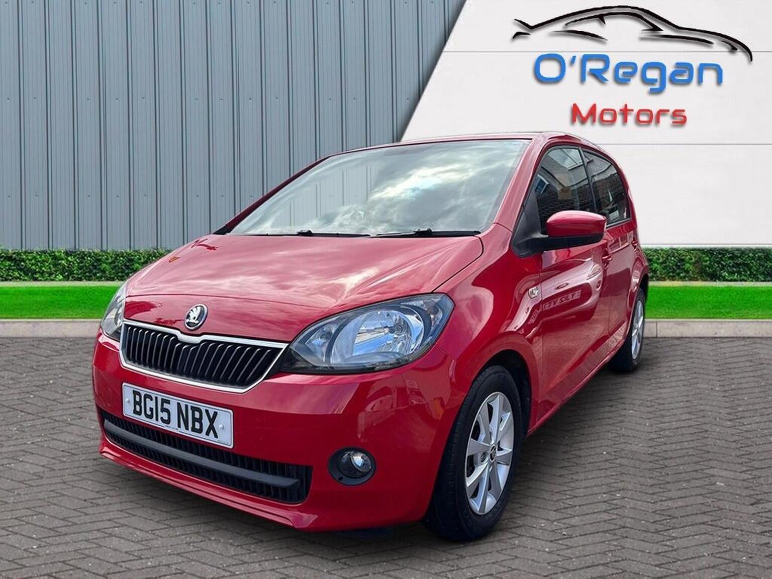 2015 Skoda CITIGO 1.0 MPI GreenTech Elegance Euro 5 (s/s) 5dr, exterior view 2