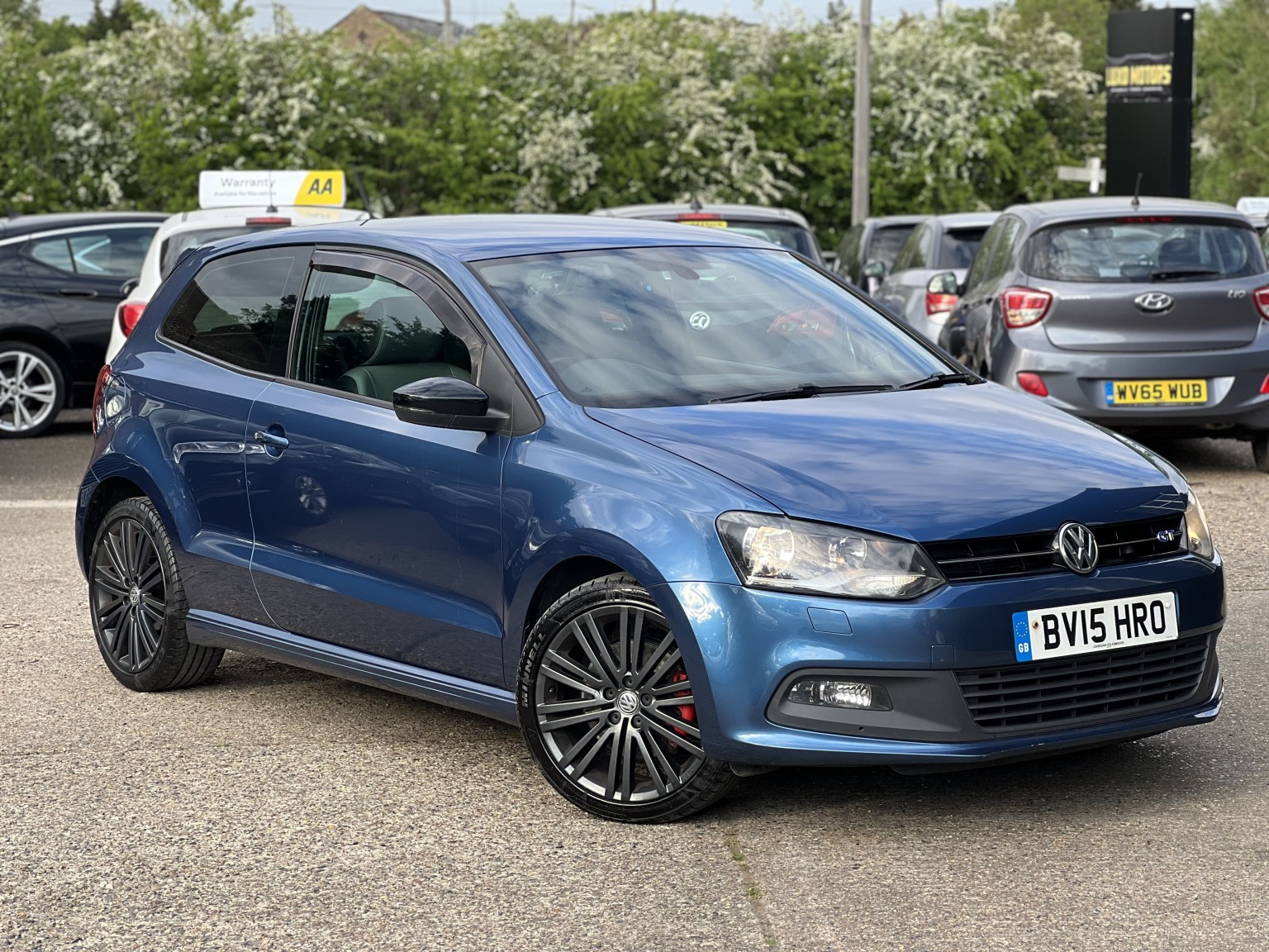 2015 Volkswagen POLO 1.4 TSI BlueMotion Tech ACT BlueGT for sale, exterior front view