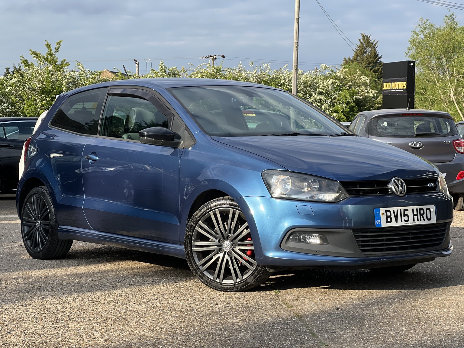 2015 Volkswagen POLO 1.4 TSI BlueMotion Tech ACT BlueGT, exterior view 2