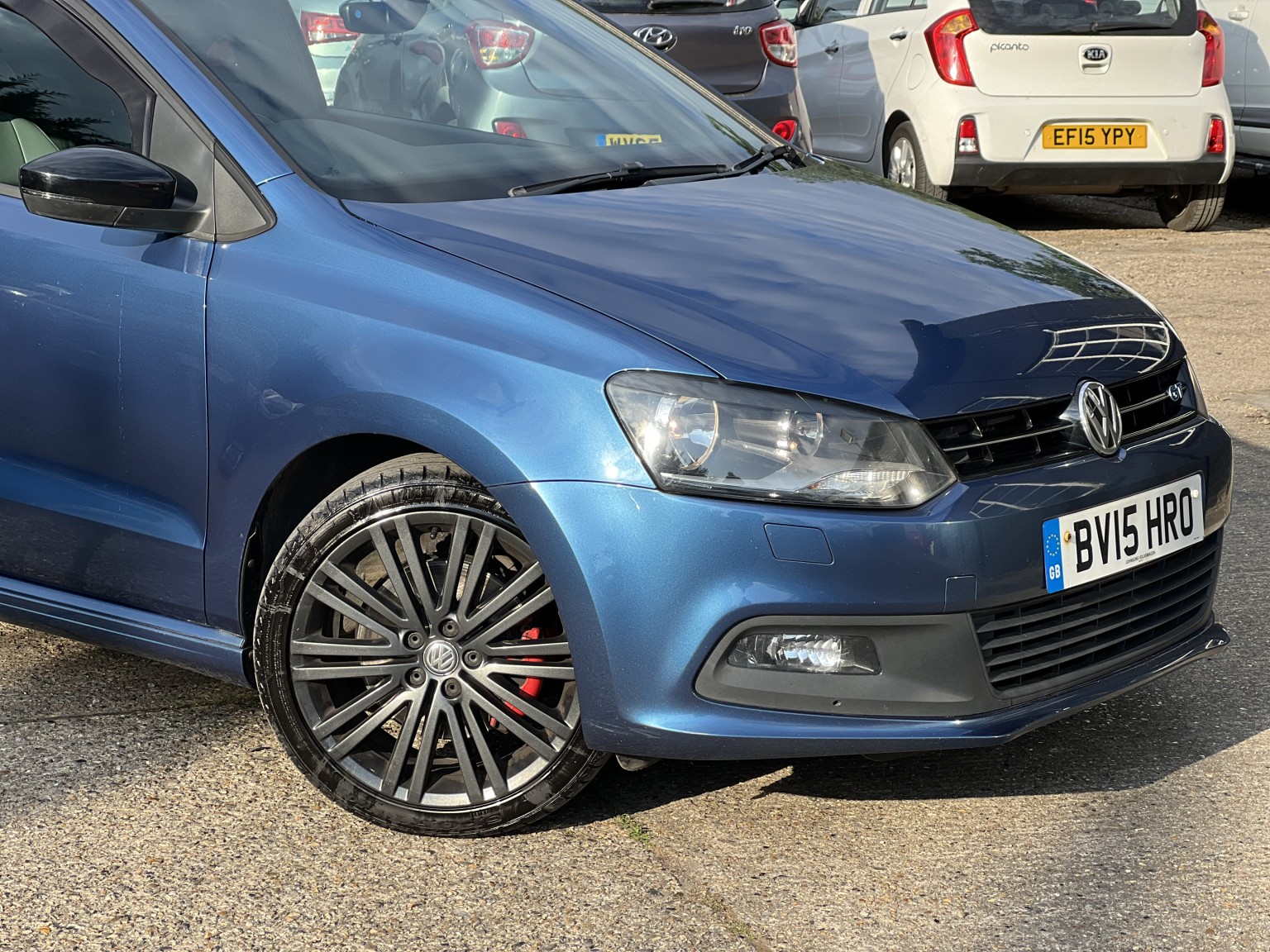 2015 Volkswagen POLO 1.4 TSI BlueMotion Tech ACT BlueGT, exterior view 3