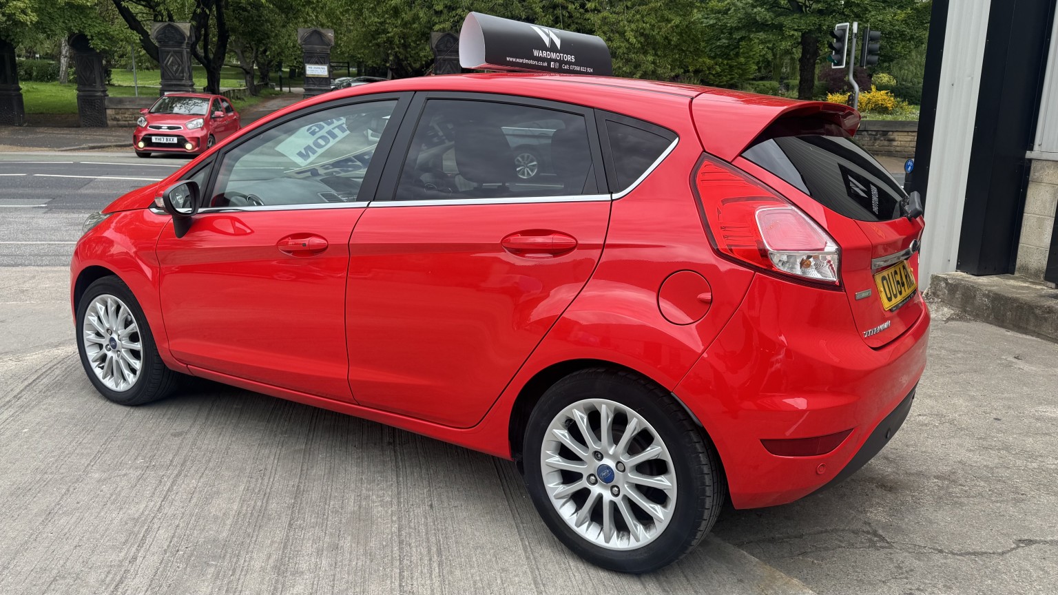 2014 Ford FIESTA 1.0 T EcoBoost Titanium X Red 5dr LOWTAX+11 STAMPS+CRUISE, exterior view 3