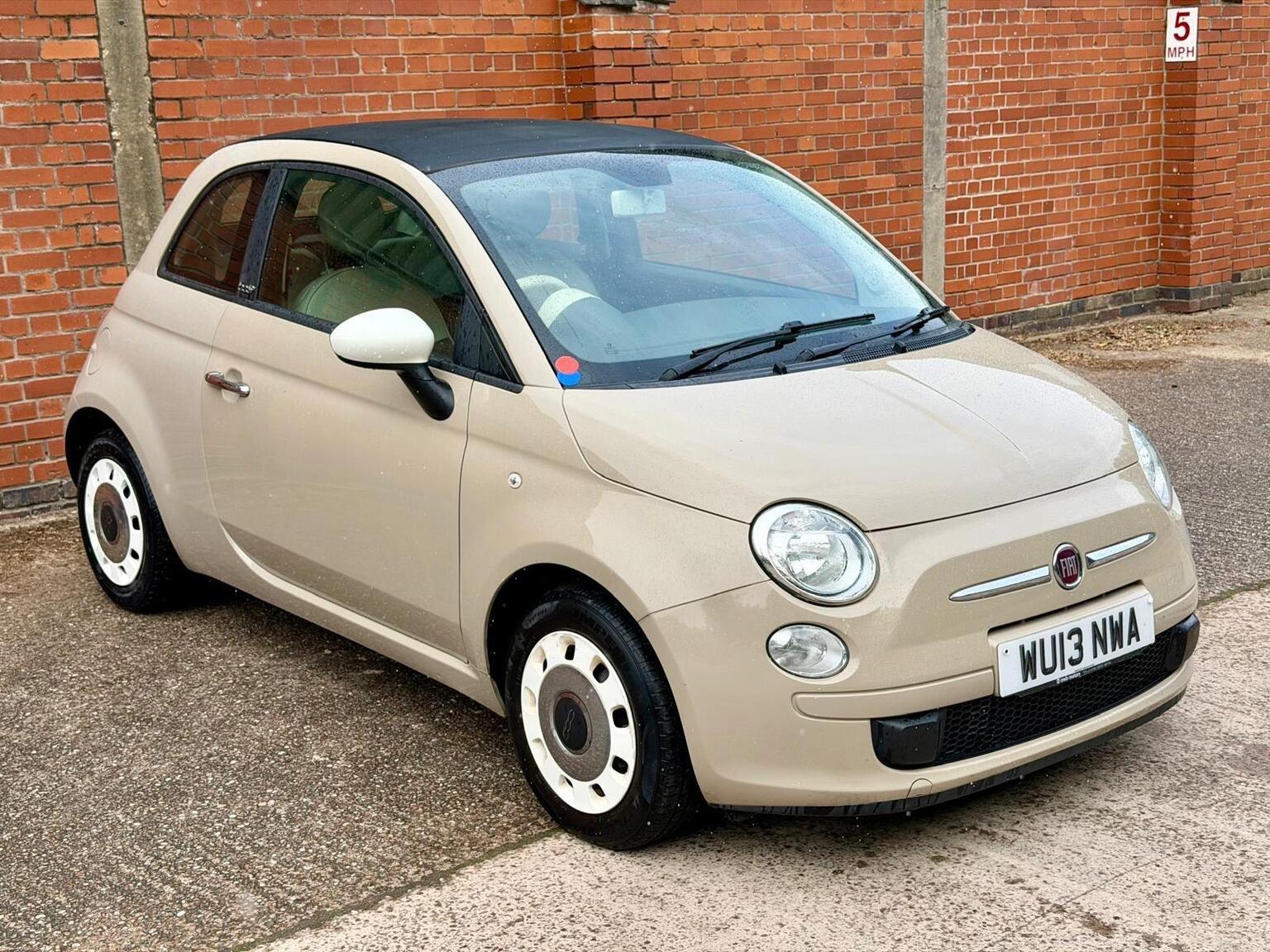 2013 Fiat 500C 1.2 Colour Therapy Euro 5 (s/s) 2dr, exterior view 2
