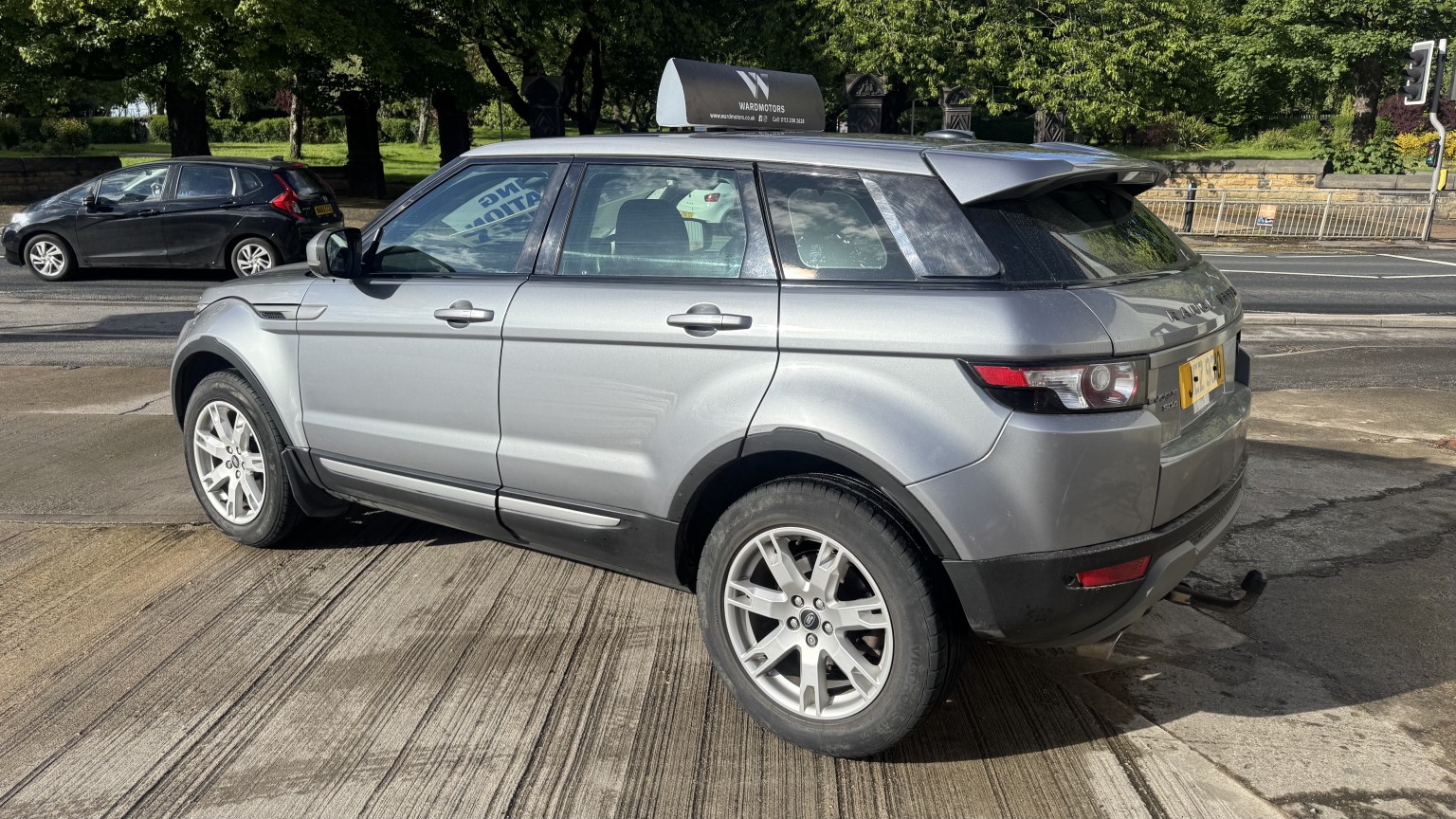 2013 Land Rover RANGE ROVER EVOQUE 2.2 SD4 Pure Diesel 4WD Grey 5dr LEATHER+SATNAV+10 STAMPS, exterior view 3