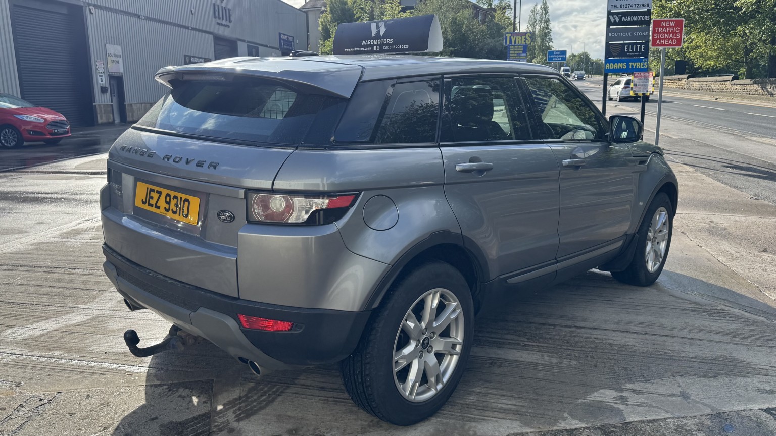 2013 Land Rover RANGE ROVER EVOQUE 2.2 SD4 Pure Diesel 4WD Grey 5dr LEATHER+SATNAV+10 STAMPS, exterior view 4