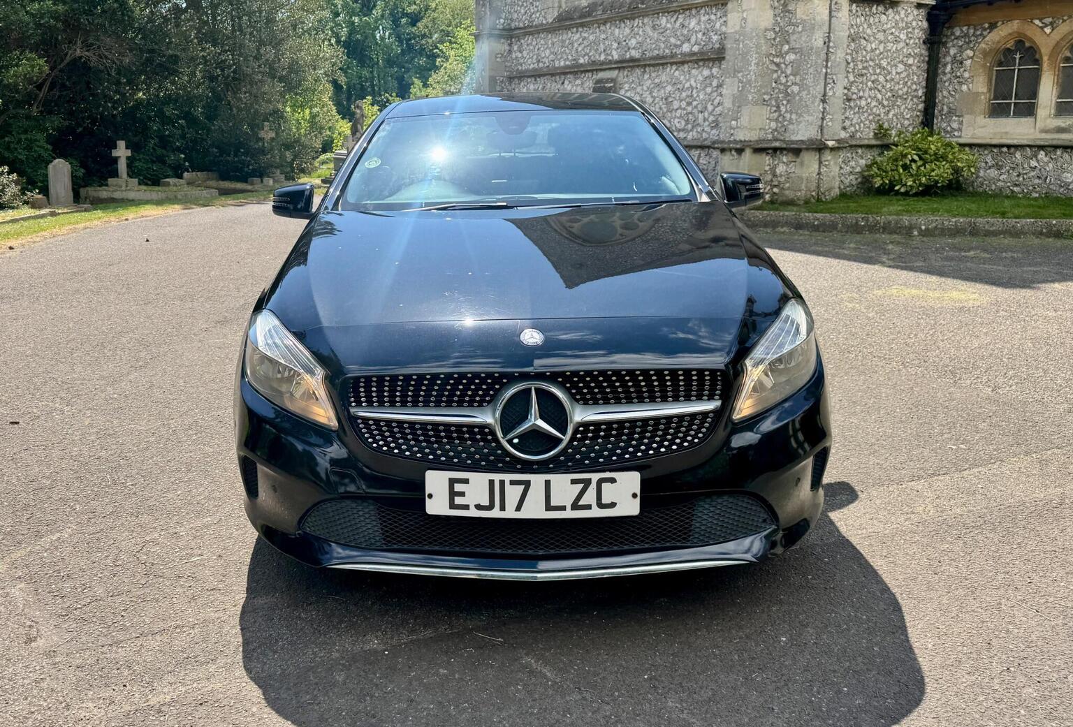 2017 Mercedes-Benz A CLASS 1.5 A180d Sport (Executive) 7G-DCT Euro 6 (s/s) 5dr, exterior view 2